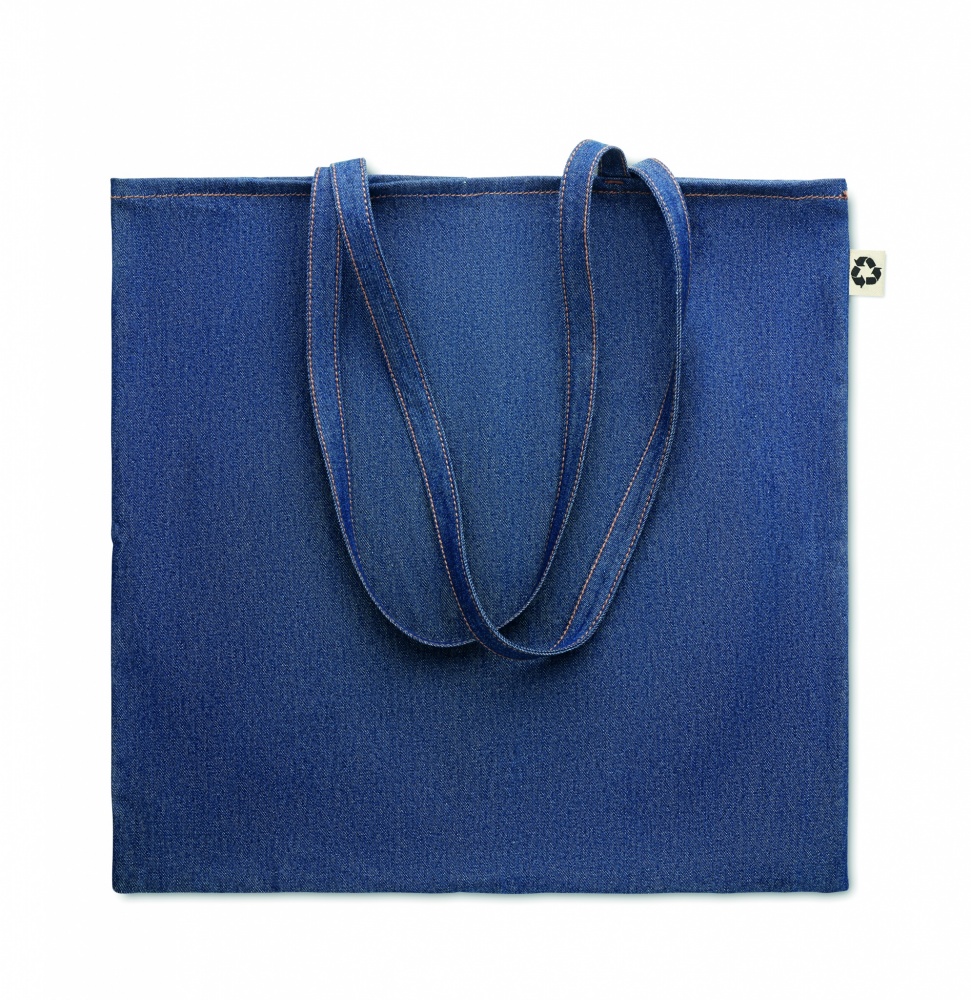 Logotrade promotional gift image of: Recycled denim shopping bag