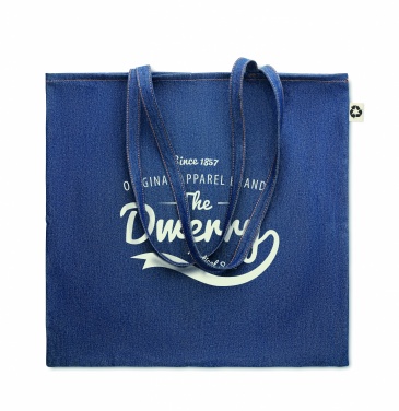 Logo trade promotional gifts image of: Recycled denim shopping bag