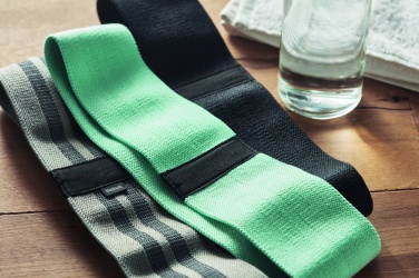 Logotrade promotional giveaway image of: Set of 3 fitness bands in pouch