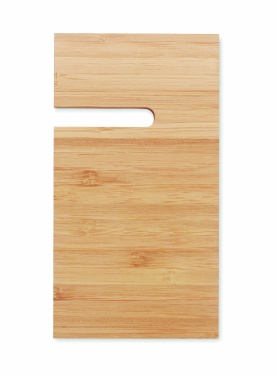 Logo trade promotional giveaway photo of: Bamboo desk phone stand