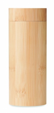 Logo trade promotional item photo of: Sunglasses and case in bamboo KEILA