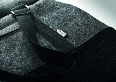 Logotrade promotional giveaway image of: RPET felt weekend bag