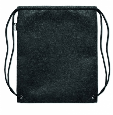 Logo trade business gift photo of: RPET felt drawstring bag