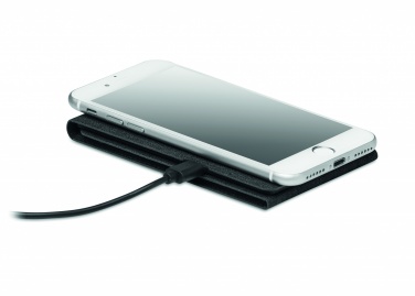Logo trade promotional products image of: RPET wireless charger 15W