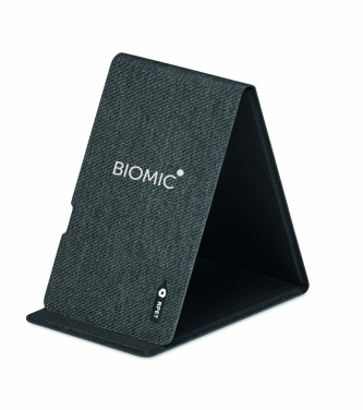 Logo trade promotional giveaway photo of: RPET wireless charger 15W