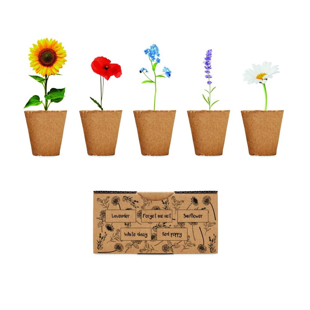 Logo trade advertising products picture of: Flowers growing kit