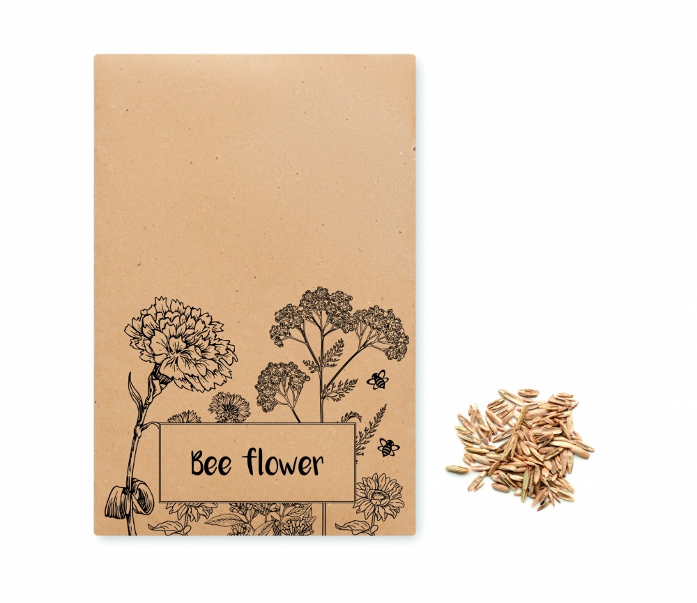 Logo trade promotional merchandise image of: Flowers mix seeds in envelope