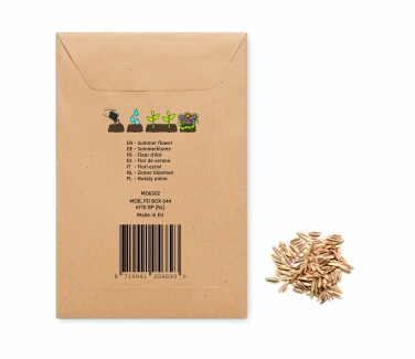 Logotrade promotional giveaway image of: Flowers mix seeds in envelope