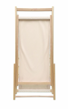 Logotrade promotional giveaway image of: Beach chair in wood