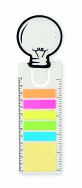 Logo trade advertising product photo of: Seed paper bookmark w/memo pad