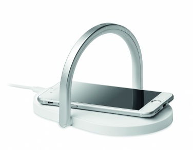 Logo trade corporate gifts picture of: Light and wireless charger 10W
