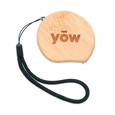 Logotrade advertising products photo of: Measuring tape in bamboo 2m