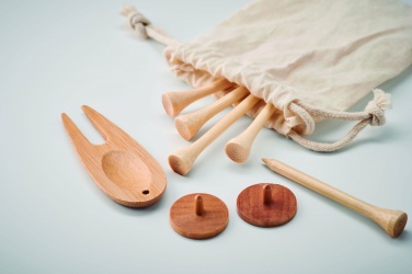 Logo trade promotional products image of: Golf accessories set in pouch