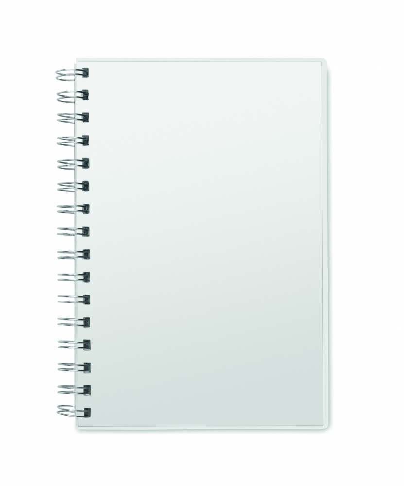 Logo trade promotional items picture of: A5 RPET notebook recycled lined