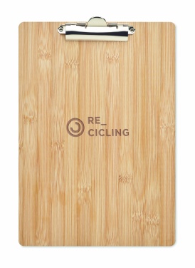 Logotrade promotional item picture of: A4 bamboo clipboard