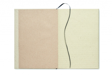 Logotrade corporate gift picture of: A5 grass notebook 80 lined