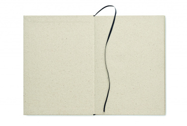 Logo trade promotional giveaways image of: A5 grass notebook 80 lined