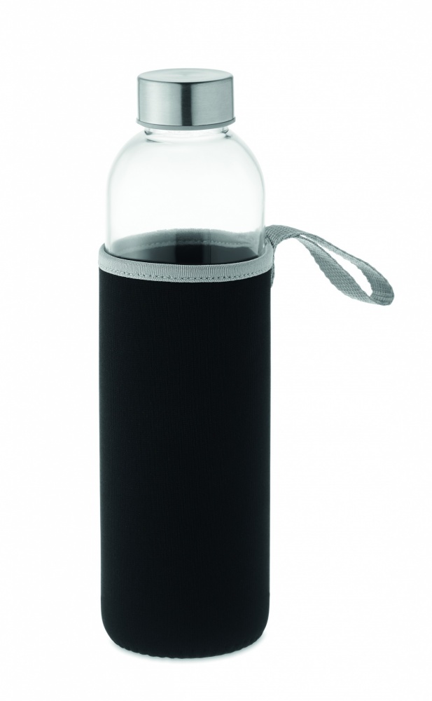 Logo trade promotional giveaways picture of: Glass bottle in pouch 750ml