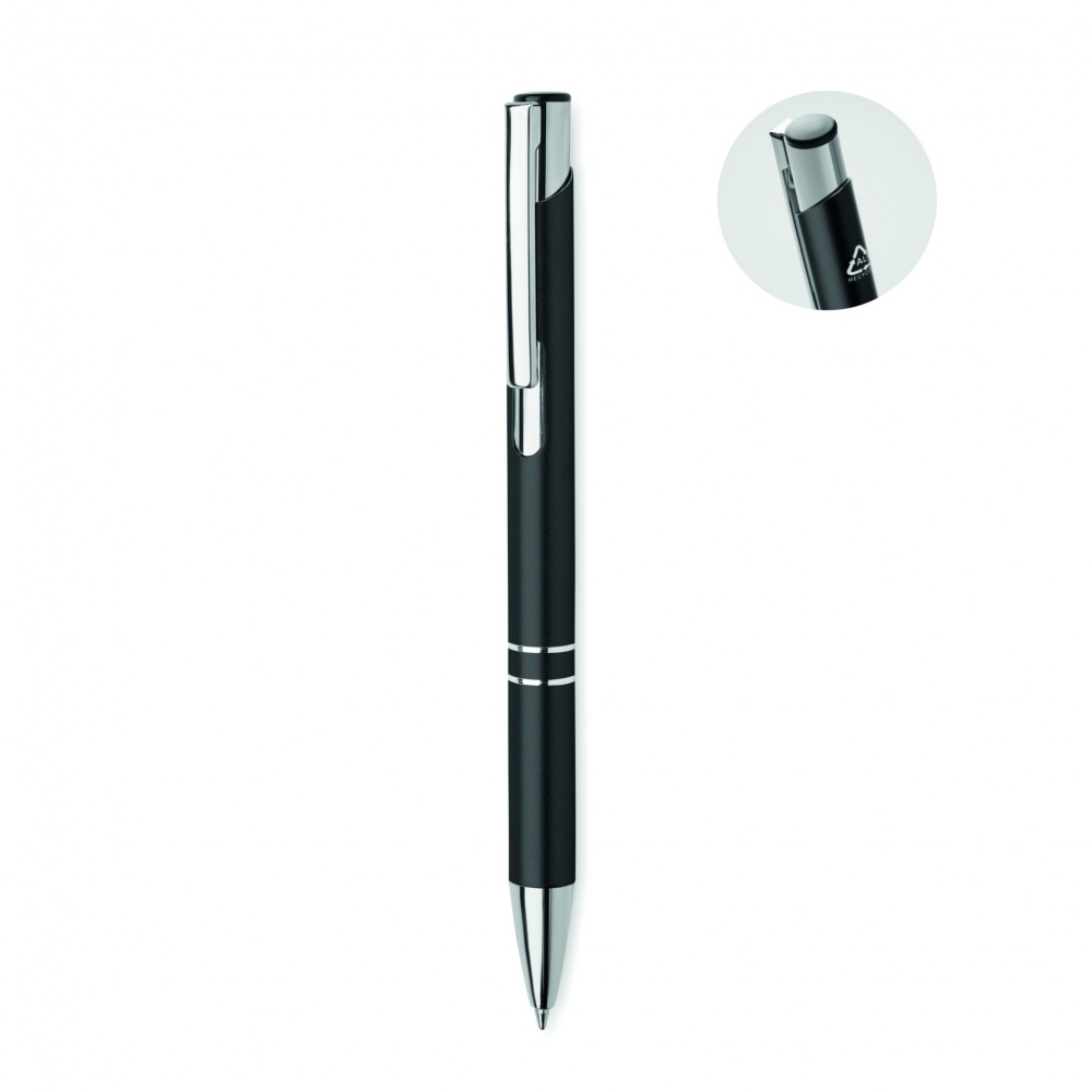 Logo trade promotional merchandise image of: Recycled aluminium ball pen
