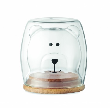 Logo trade advertising product photo of: Double wall borosilicate mug