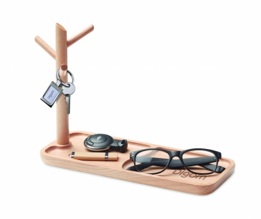 Logo trade promotional merchandise image of: Wooden organizer tray