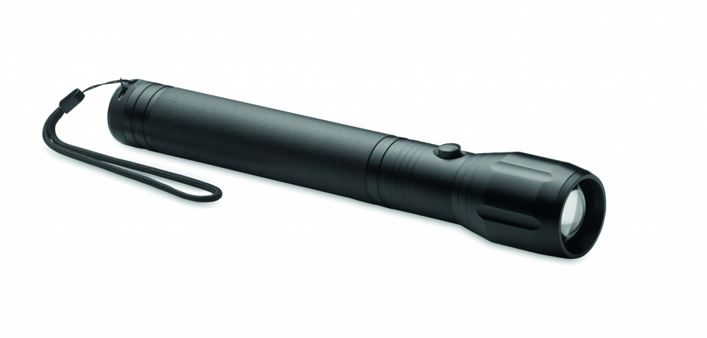 Logo trade advertising products image of: Large aluminium LED flashlight