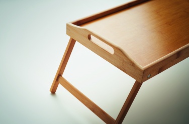 Logo trade promotional giveaways picture of: Foldable bamboo tray