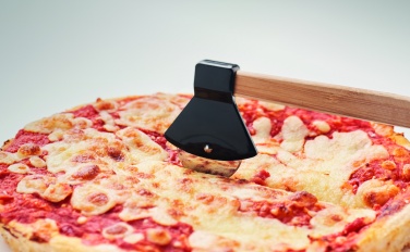 Logotrade promotional giveaway picture of: Pizza cutter bamboo handle