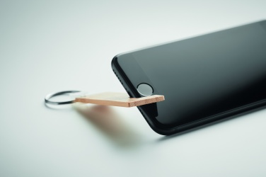 Logotrade promotional product image of: Bamboo stand and key ring Savonlinna