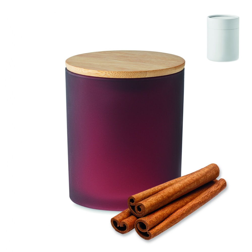 Logo trade promotional products picture of: Plant based wax candle 280 gr