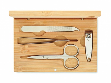 Logo trade business gift photo of: Manicure nail tool set