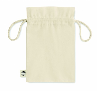 Logotrade promotional gift image of: Small organic cotton gift bag