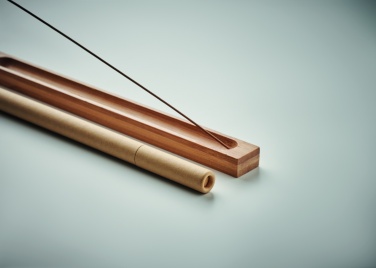 Logo trade promotional items picture of: Incense set in bamboo
