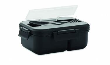 Logo trade corporate gifts picture of: Lunch box with cutlery in PP