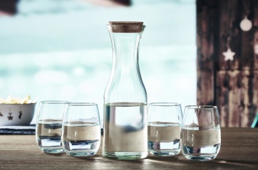 Logotrade corporate gift image of: Recycled glass carafe 1L