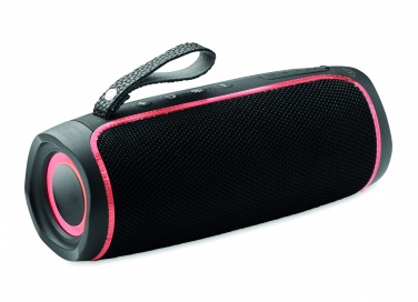 Logo trade promotional gifts picture of: 2x5 LED Wireless speaker IPX4