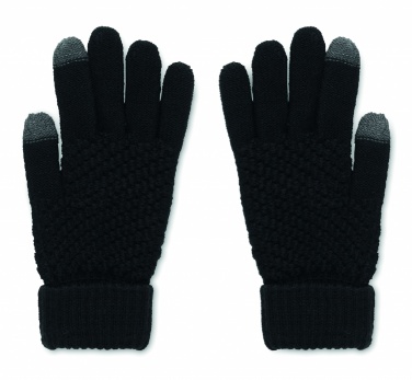 Logo trade promotional merchandise picture of: Rpet tactile gloves