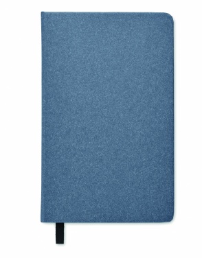 Logo trade promotional product photo of: A5 recycled page notebook