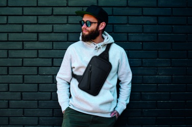 Logotrade advertising product image of: Cross chest bag in 600D Rpet