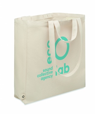 Logotrade promotional item image of: Recycled cotton shopping bag