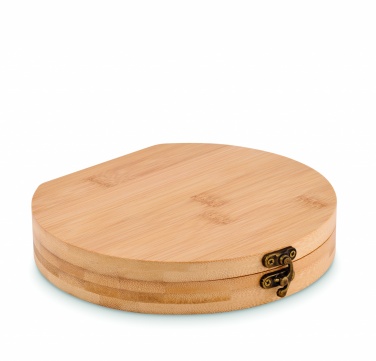 Logo trade promotional merchandise photo of: 15 piece tool set bamboo case