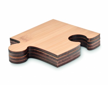 Logotrade promotional product picture of: Set of 4 puzzle coasters