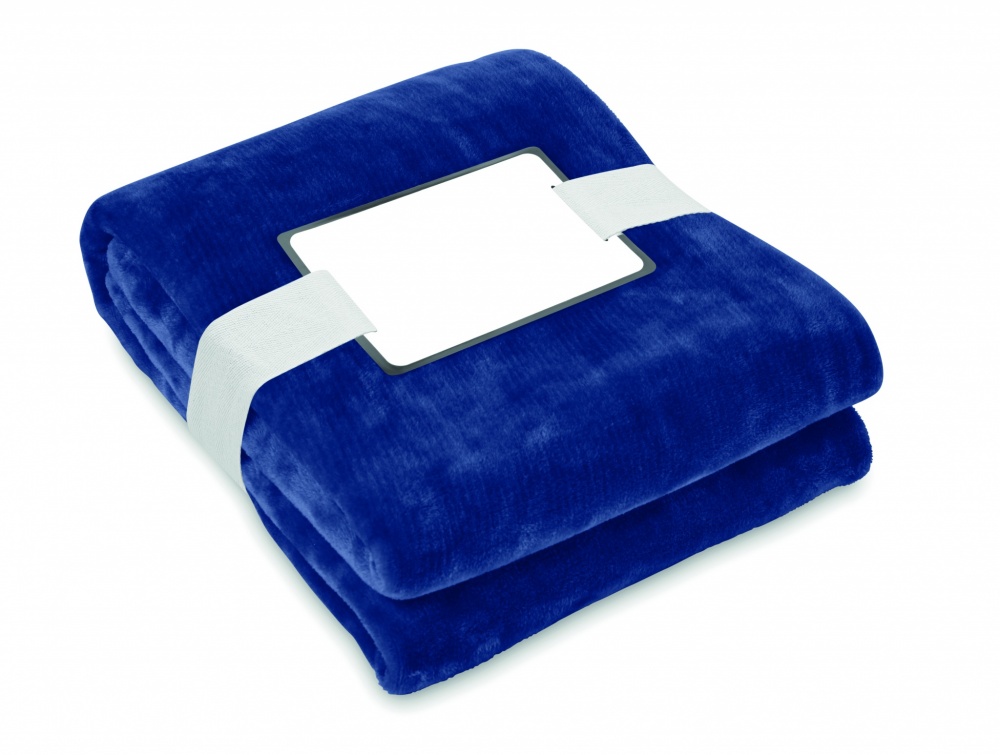 Logo trade promotional items image of: RPET fleece blanket 280 gr/m²