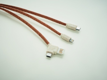 Logotrade advertising products photo of: 3 in 1 charging cable in cork