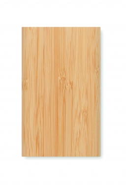 Logotrade promotional giveaway image of: 4000 mAh Bamboo power bank