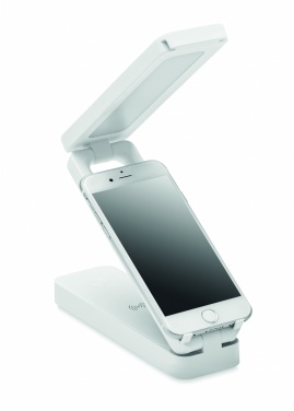 Logo trade promotional items image of: Lamp and wireless charger 10W