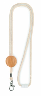 Logotrade promotional merchandise image of: Cotton Lanyard with metal hook