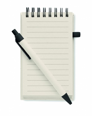 Logo trade promotional items picture of: A6 milk carton notebook set