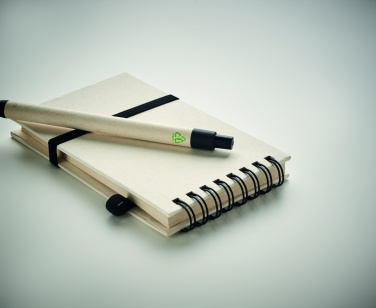 Logo trade business gift photo of: A6 milk carton notebook set