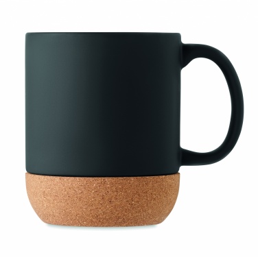 Logo trade promotional products image of: Matt ceramic cork mug 300 ml